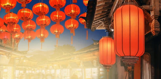 istock Chinese new year lanterns in chinatown. 1193633292