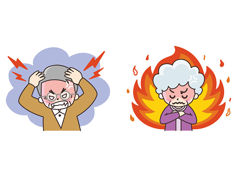 Angry Generation An Angry Senior Generation Stock Illustration - Download Image Now ...
