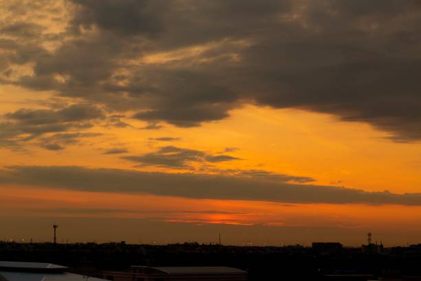 istock Sunrise with cloud in Bangkok 1193646850