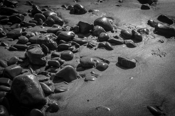 istock Massive rock outcropping at Bowling ball beach california 1193648497
