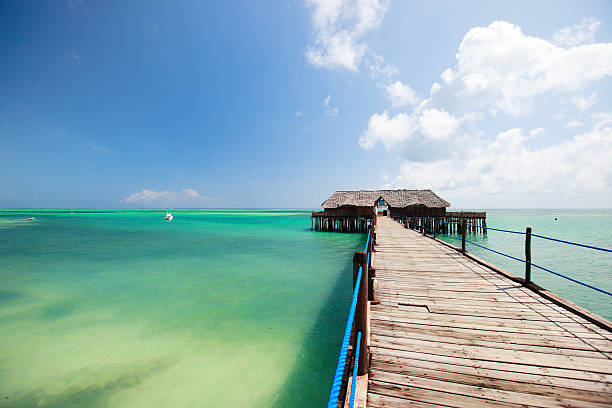 istock Wooden jetty leading to ocean 119364973