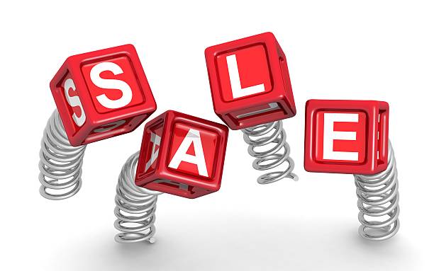 istock Sales and promotion concept jumping 119365044