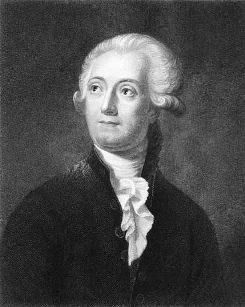 antoine lavoisier - old fashioned image vertical color image stock illustrations