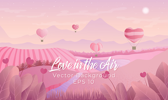 colorful background for Valentine's Day