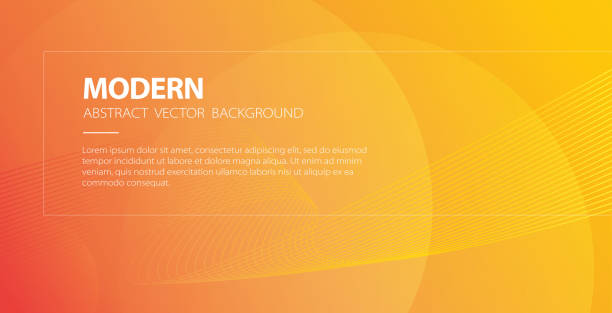 Orange abstract modern background with wavy lines vector banner, elegant wave backdrop poster or flyer with light and technology stripes, curve energy fluid gradient template design image Orange abstract modern background with wavy lines vector banner, elegant wave backdrop poster or flyer with light and technology stripes, curve energy fluid gradient template design industrial orange stock illustrations