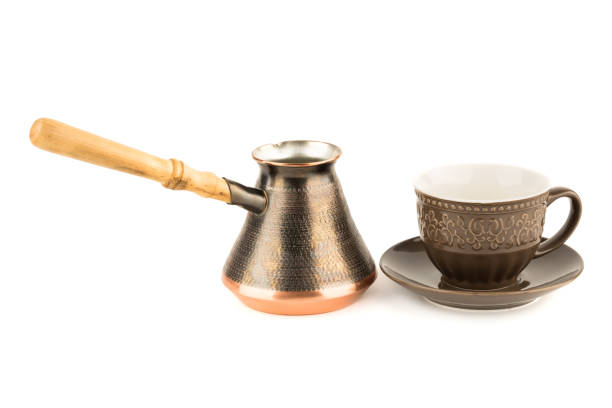 istock Armenian coffee jazve and cup 1193668673