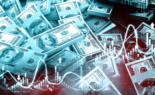 istock Dollar with Stock Market Graph 1193672994
