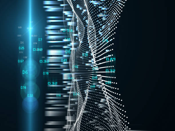 istock Abstract futuristic concept of predictive analysis. Big data. Quantum virtual cryptography. Business visualization of artificial intelligence. Blockchain. 1193676644
