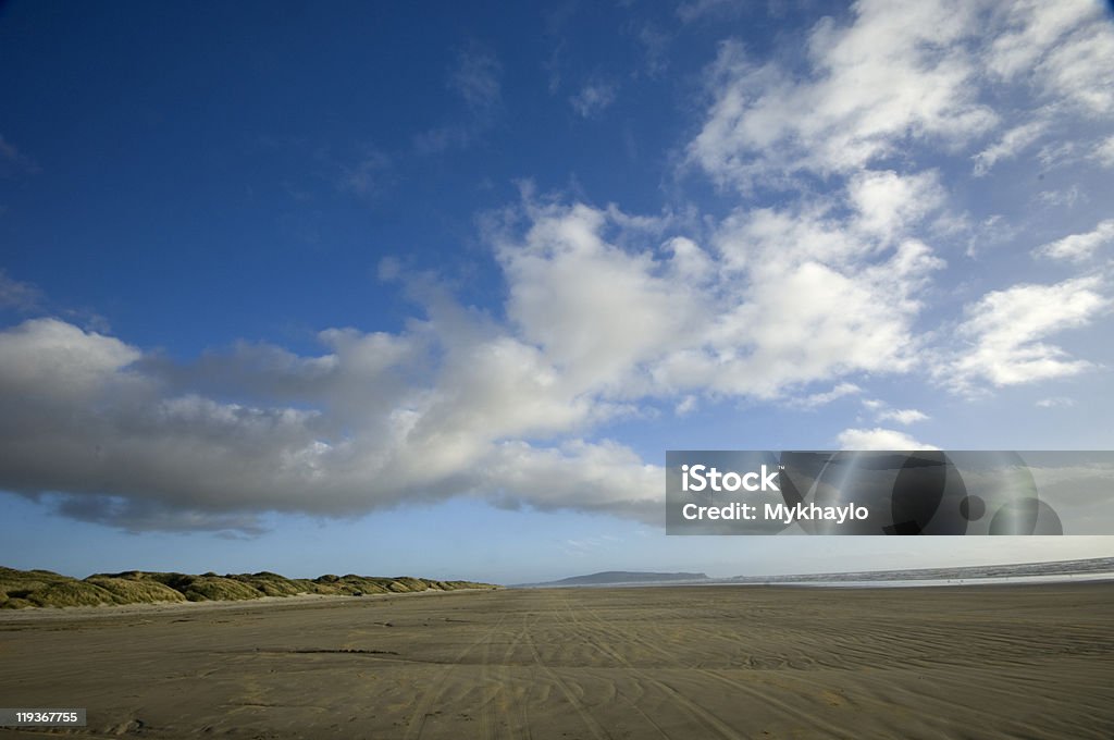 Oreti Beach, Invercargill New Zealand  Beach Stock Photo