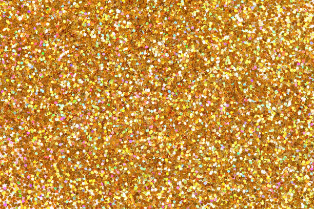 istock Detailed texture of glittering golden dust surface in extremely high resolution. 1193678651