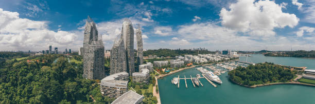 istock Homes in Singapore seen from above 1193679025