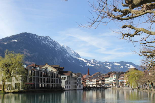 istock Peaceful scenic view of Interlaken 1193680993
