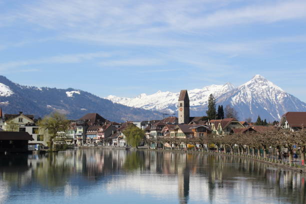 istock Peaceful scenic view of Interlaken 1193680999