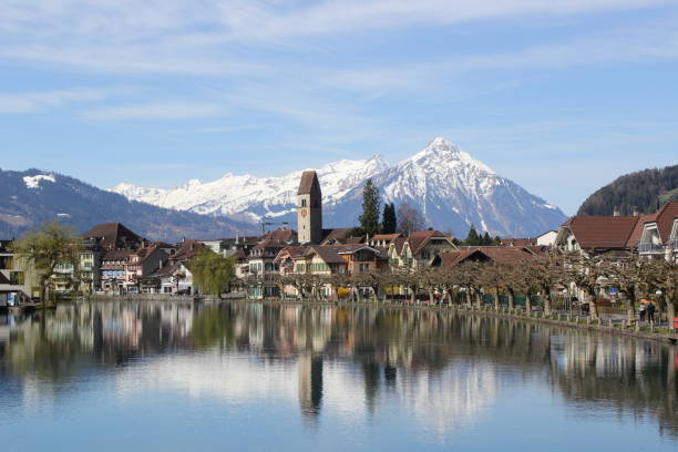 istock Peaceful scenic view of Interlaken 1193681032