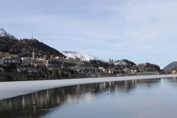 istock Peaceful scenic view of St Moritz 1193681445