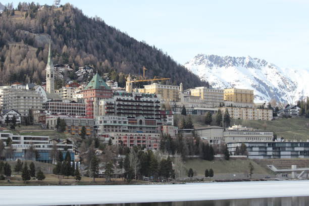 istock Peaceful scenic view of St Moritz 1193681716
