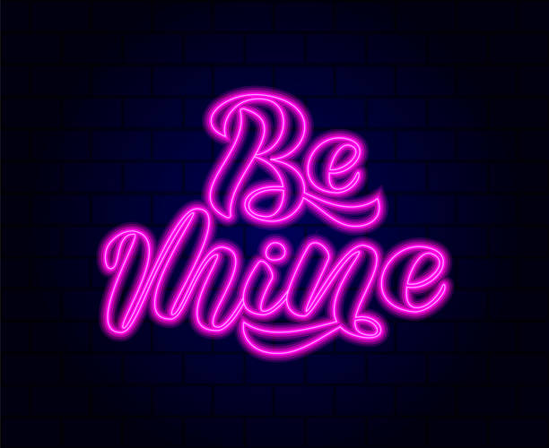 istock Be Mine brush lettering. Vector stock illustration for clothes, banner or poster 1193686497
