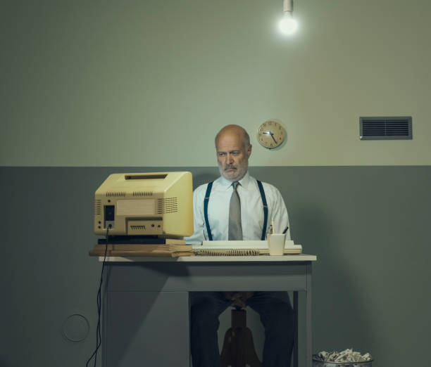 istock Sad businessman in his office 1193687258
