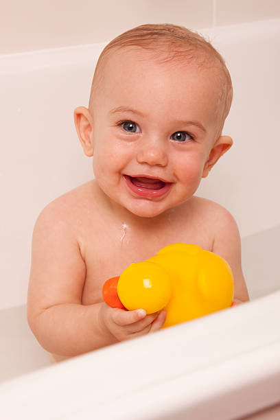 istock baby in the bath 119368883