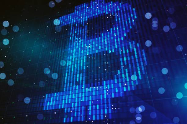 istock Bitcoin digital currency symbol, digital money and technology concept. 3D Rendering 1193690318