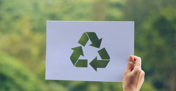 istock save world ecology concept environmental conservation with hands holding cut out paper recycle showing 1193693452