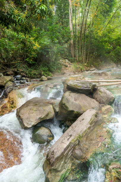 istock Bajawa - Hot spring meets the cold river 1193700484