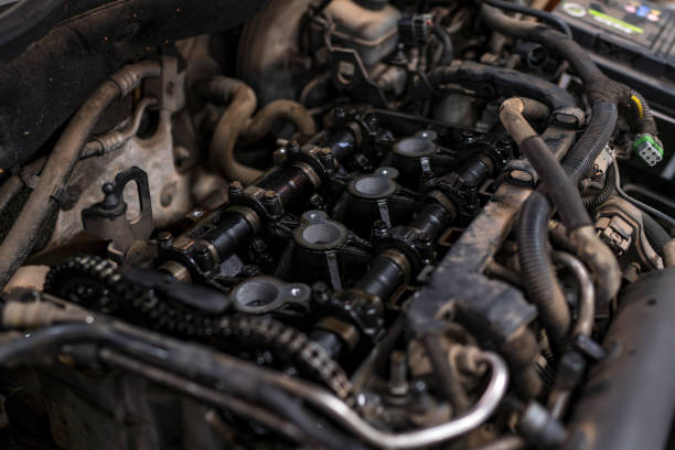 istock detail of a dirty car engine 1193701435