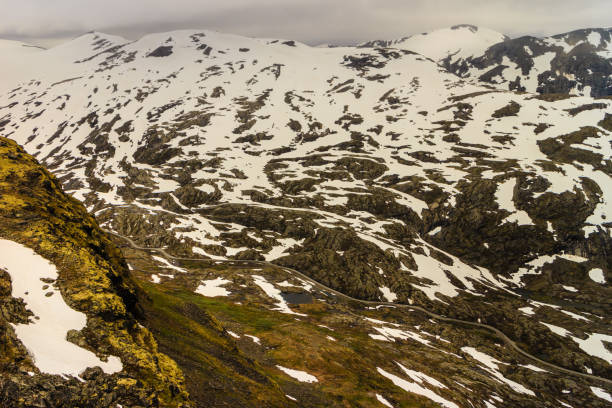 istock Road to Dalsnibba mountain, Norway 1193710018