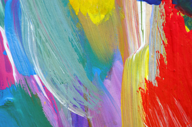 istock Abstract art background. Hand-painted background. SELF MADE. 1193711709
