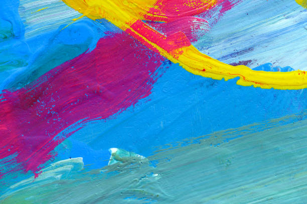 istock Abstract art background. Hand-painted background. SELF MADE. 1193712134