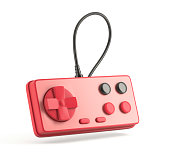 Pink Retro Game Console controller