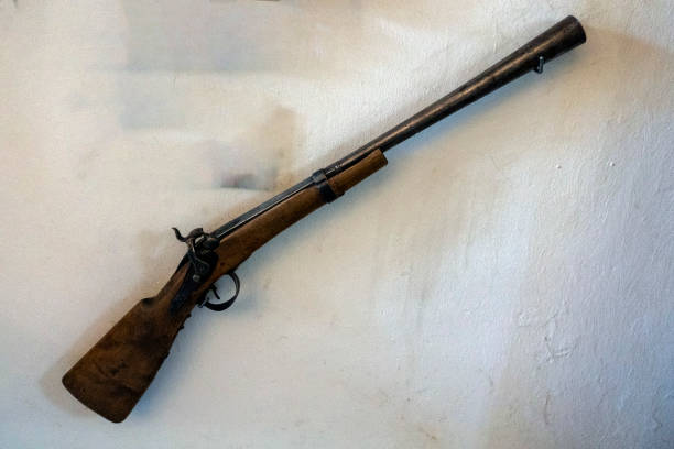 istock Old XVII century musket 1193716199