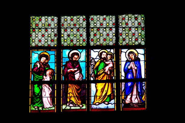istock Auray. St. Gildas Church window. Morbihan. Brittany 1193717231