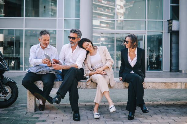 istock Colleagues after work in Buenos Aires, Argentina 1193717596