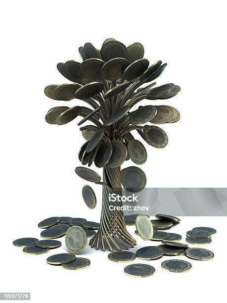 Money Tree Stock Photo - Download Image Now - Animal, Branch - Plant Part, Bush