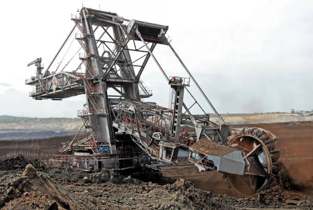 istock An wheel bucket excavator on a coal surface mine. 1193718555