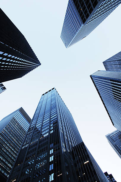 istock Low angle view of tall building 119373262
