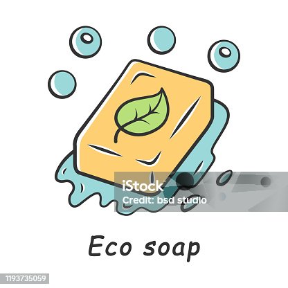 istock Eco soap color icon 1193735059