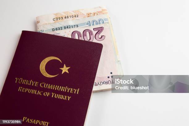 Turkey Passport Stock Photo - Download Image Now - Citizenship, Türkiye - Country, Air Vehicle