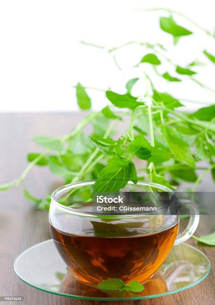 Tè alla menta piperita - Foto stock royalty-free di Alimentazione sana