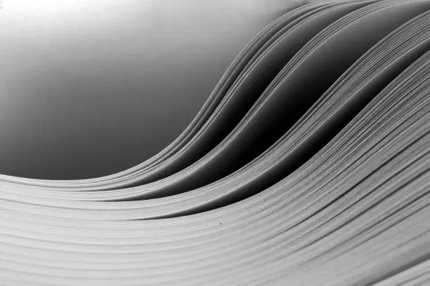 Photo of Bending stack of paper