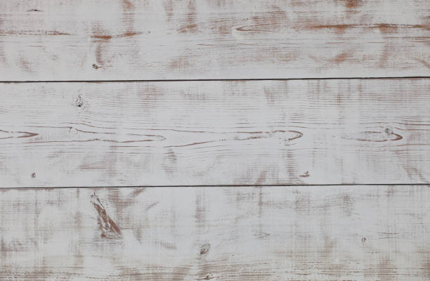 istock Gray and white shabby wooden plank surface 1193740827