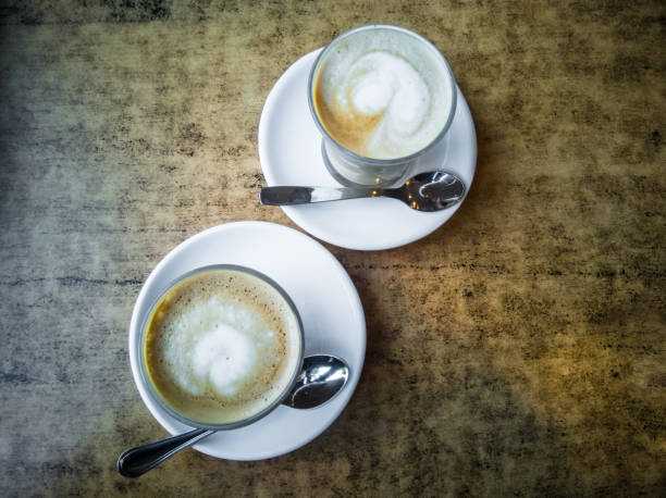 istock Glass of coffee with milk 1193743863