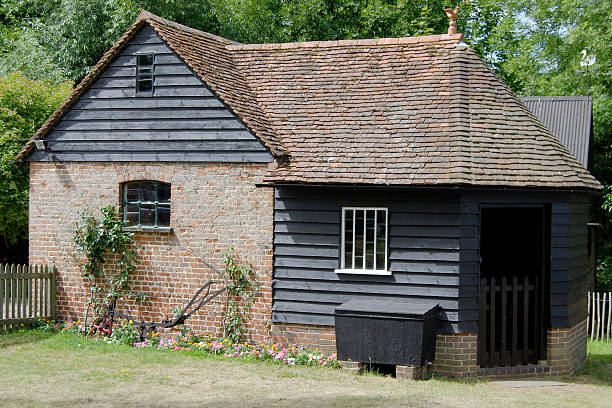 istock Workmans hut at Guildford. Surrey. England 119374440