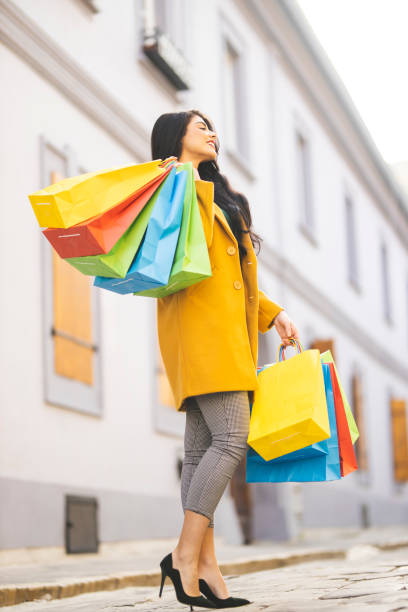 istock Woman thinking about shopping 1193745349