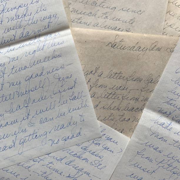 istock Old WWII Love Letters 1193745378