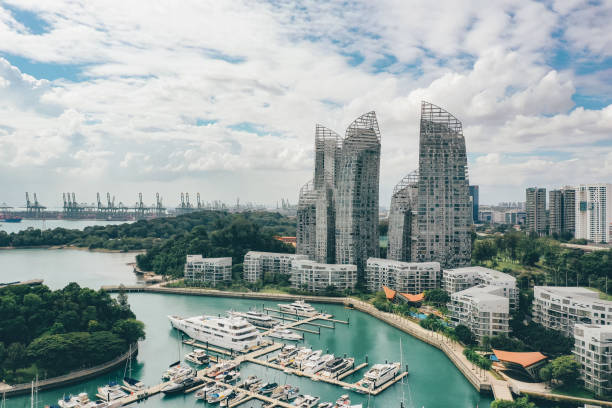 istock Homes in Singapore seen from above 1193745409