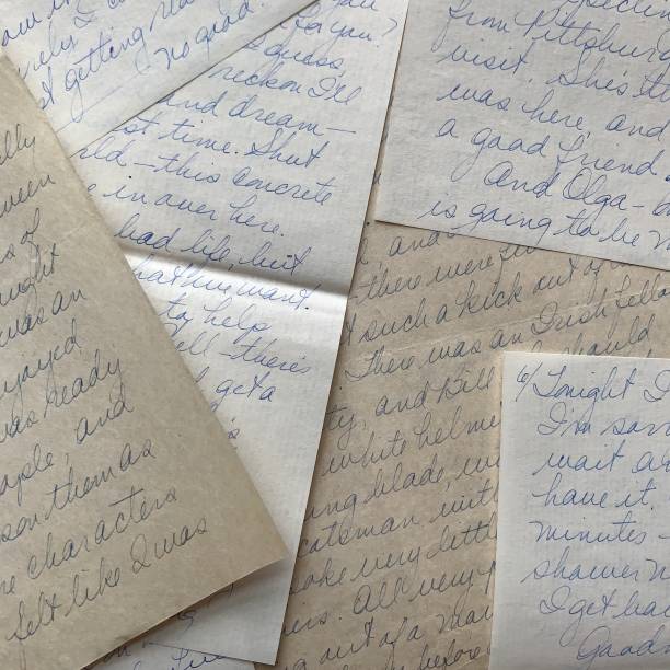 istock Old WWII Love Letters 1193745425