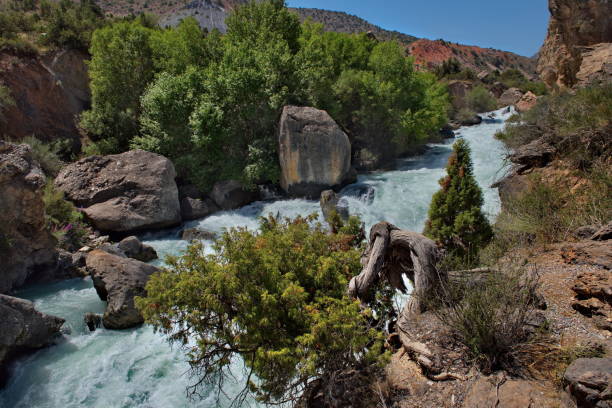 istock Stormy rivers in the Pamir mountains 1193748008