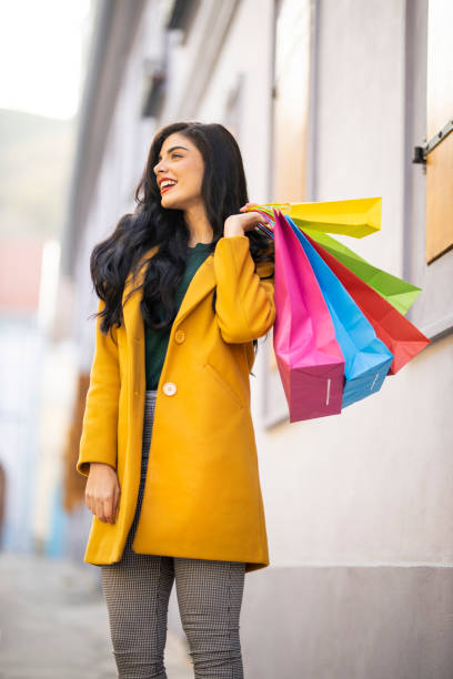 istock Happy shopaholic 1193750283